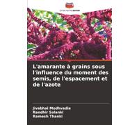 L'amarante à grains sous l'influence du moment des semis, de l'espacement et de l'azote
