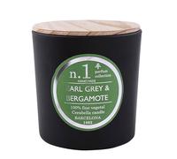 Lamare - Bougie parfumée Numbers - Bougie 100% végétale - Pot en verre et couvercle en bois - CERABELLA (Earl Grey & Bergamote, 10X10 CM)