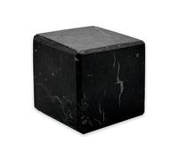 LAMARE - Cube de shungite mate 2 x 2 cm - Minéral unique - Géométrie énergétique - Amélioration du bien-être - Neutralisation des énergies - Réduction du stress électromagnétique - 1 unité