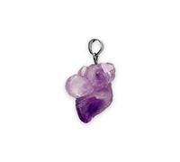 LAMARE Pendentif améthyste brute spiritualité et transmutation pièce unique et artisanale élégante et raffinée avec pendentif, entre 1 cm et 3 cm - 1 pièce - Universal, Pierre, Améthyste