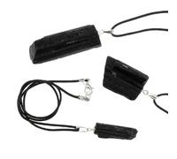 LAMARE - Pendentifs Tourmalines - Tourmalines Brutes - Cadeau Spécial - 1 unité (Tourmaline Noire)