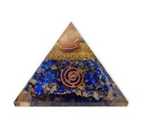 LAMARE - Pyramide d'Orgonite avec Lapis Lazuli - Équilibre énergétique et protection - Élégance et pureté - Mentalité et sagesse - Force divine - 2,4” (61 mm env.).