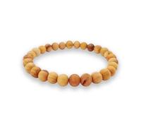 LAMARE Titre BRACELETS PALO SANTO - Bracelets Faits à la Main en Bois Naturel de Palo Santo - Élégant avec Propriétés Apaisantes - Design Moderne et Discret (6 mm)