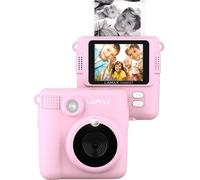 Lamax InstaKid1 Appareil photo à développement instantané rose batterie intégrée, avec flash intégré, vidéo Full HD, pr