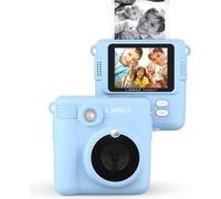 Lamax InstaKid1 Appareil photo à développement instantané bleu batterie intégrée, avec flash intégré, vidéo Full HD, pr