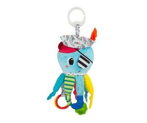 Lamaze Captain Calamari, jouet sensoriel pour bébés de 0 à 6 mois, à clipser sur le landau et la poussette.