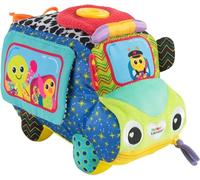 bus en peluche interactif junior 25 x 16 x 17 cm en peluche