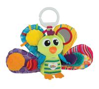 LAMAZE Jacques the Peacock, Clip on Pram and Pushchair Newborn Baby Toy, Sensory