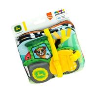 LAMAZE John Deere Voyage de la Ferme à la Table | Livre Pliable Doux pour Bébé avec Panneaux Colorés et Noir et Blanc, Bruissements, Pouet-Pouet, Rubans | Jouet Sensoriel pour Bébé dès 6 Mois