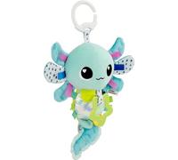 Lamaze – Peluche d'éveil sensoriel – Alise l’Axolotl – Couleurs vives, 0 à 6 mois, à clipser