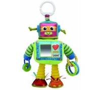 LAMAZE Rusty the Robot, Clip on Pram and Pushchair Newborn Baby Toy, Sensory Toy