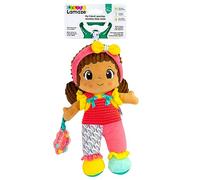 Lamaze Jouet d'éveil Mon Amie Jasmine – Poupée peluche douce 0-6 mois à clip multicolore