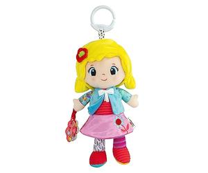 LAMAZE Mon Amie Olivia Jouets pour bébés 0-6 Mois, Jouets d'éveil sensoriel, poupées Douces et câlines pour Filles conçues par des Experts, Essentiels pour Nouveau-nés et bébés