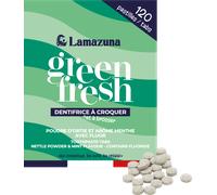 Lamazuna Dentifrice à Croquer green fresh - 120 pièces