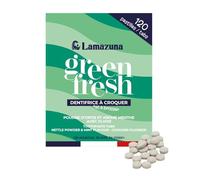 Lamazuna Dentifrice à Croquer Poudre d'Ortie et Arôme Menthe Bio 120 Pastilles