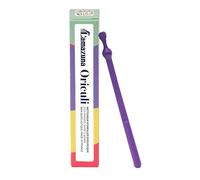 Lamazuna Oriculi Cure-Oreille Réutilisable - Bois de Hêtre ou Bioplastique Biosourcé - Alternative aux Cotons-Tiges - Fabriqué en France (Bioplastique - Violet)
