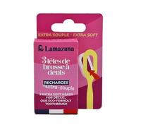 Lamazuna Recharge Tetes Brosse A Dents 3 Pièces