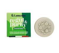 Lamazuna Solid Shampoo for Oily Hair - Natural, Organic & Vegan - Green Clay & Spirulina