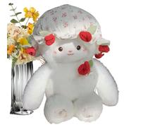 Lamb Bouquet (Rose Bouquet with Lamb Plush Toy) - Creative Magnetic Flower-Holding Lámb Doll | Rose Bóuquet Transforms Into A Hat Plush Toy | Cute Birthday Gift for Girls,