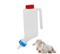 Lamb Feeding Bottle with Measurements, Reusable Lamb Feeder, 16x8x8 inches Adorable Ergonomic Goat Milk Feedes, Small Animal Nipple Bottle for Calves and Farm Use