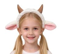 Lamb Headband, Halloween Cosplay Headpiece, Adorable Plush Headband, Critte | This halloween cosplay plush headpiece headband gives adorable costume prop fun for booth celebration and school stag