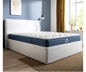 LAMB Matelas hybride premium - 26 cm - Mousse à mémoire de forme avec ressorts ensachés - Soutien ferme - 120 x 190 cm