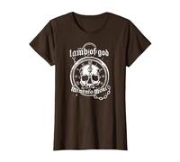 Lamb of God Memento Mori Coffee T-Shirt, Femme, Marron, L