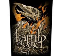 Lamb Of God - Patch "Omens" à coudre RO9103 (Taille unique) (Noir/Orange/Vert)