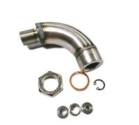 Lambda Capteur D'oxygène O2 Rallonge Capteur D'oxygène O2, Coude En J, Entretoise Hydrogène, Connecteur M18 X 1,5, Restricteur, Inserts De Débit De Gaz Réglables Sonde lambda O2