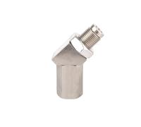 Lambda Sonde O2 Adaptateur de capteur d'oxygène universel pour voiture M18X1.50 rallonge de bouchon O2 convertisseur catalytique entretoise de capteur d'oxygène 0/45/90 degrés(45degree)