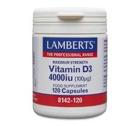 Lamberts Vitamine D3 4000 UI (100 µg) Gélules 120 Date 03/2028