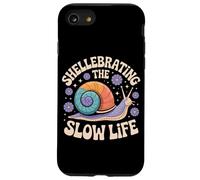 L'ambiance Florale de la Coquille d'escargot de Shellebrating The Slow Life Coque pour iPhone SE (2020) / 7/8