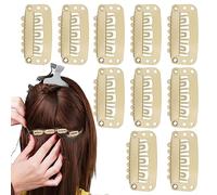 Lambo Chunni Clips, 10 épingles sûreté à 6 Dents Chunni Dupatta Clip, Clips d'extension, Pinces à Cheveux pour Extensions à Clipser, Pinces à Perruque, Pince Chunni Dupatta avec épingles