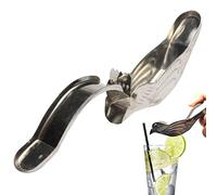 Lambo Presse Citron INOX Oiseau, Presse Citron en Forme D'oiseau, Presse Citron Quartier INOX Forme Oiseau,Cuisine Portable pour Appliquer, Crevettes Saumon Légumes Poulet Boeuf