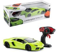 Lamborghini Aventador LP 700-4 Voiture Télécommandée 1:10 - 2,4 GHz - Batterie Rechargeable - Chargeur USB - Vert