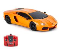 Modèle réduit de voiture contrôlée par radio Lamborghini Aventador. Échelle 1:24 Orange Orange