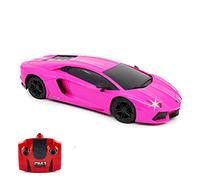 Lamborghini Aventador - Télécommande sous Licence Officielle pour Enfants avec Feux de Travail, Modèle RC pour Voiture 1:24, 27 MHz, LP700-4