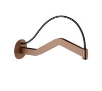 Lamborghini Bras de douche en acier inoxydable à fixer au mur, WLS3150-PRSTL,