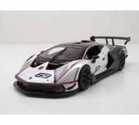 Lamborghini Essenza SCV12 Blanc Noir Maquette de Voiture 1:24 Bburago