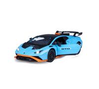 Lamborghini Huracán STO miniature 1:32 bleue avec piles