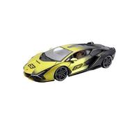 BBURAGO 1/18 Lamborghini Sian Hybride - Jaune Et Noire