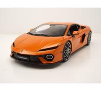 Lamborghini Temerario 2024 Orange Voiture Modèle 1:18 Bburago Die-Cast (Méta l)