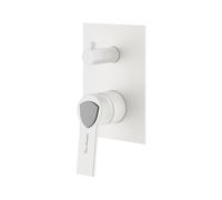 Lamborghini Vortex Mitigeur de baignoire/douche pour 2 à 3 sorties à combiner avec un corps d’encastrement, VOR1991-BO+LEV002A-BOIN,