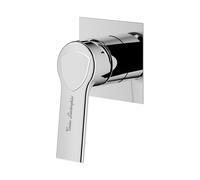 Lamborghini Vortex Mitigeur de douche/de lavabo à combiner avec un corps d’encastrement, VOR9911-CR+LEV002A-CRBO,