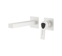 Lamborghini Vortex Mitigeur mural de lavabo à combiner avec un corps d'encastrement, VOR9911-BO+LEV002A-BOCA+INT0055-00TL+BOQ0258-BOTL,