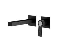 Lamborghini Vortex Mitigeur mural de lavabo à combiner avec un corps d'encastrement, VOR9911-NO+LEV002A-NOIN+INT0055-00TL+BOQ0258-NOTL,