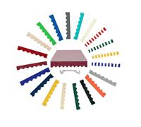 Lambrequin de Remplacement pour Store Banne RéTractable de Terrasse en Polyester ImperméAble à Bord Festonné, Bande de Renfort RéSistante aux DéChirures pour FenêTre(Rouge foncé,L280cmxH20cm)