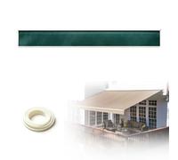 Lambrequin Droit de Remplacement pour Store Banne, Tissu Polyester Imperméable Résistant aux UV, Bord droit Bordure de Store pour Terrasse, Balcon, Jardin Camping-Car(Red green,B400cmxH30cm)