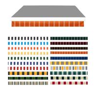 Lambrequin Droit pour Store Banne, Tissu de Remplacement Cantonnière pour Auvent, Tailles de Lambrequin ImperméAble Anti-UV, Tissu Seul pour Balcon Extérieur Terrasse(Orange Stripe,B500cm)