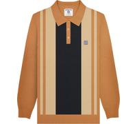 Lambretta - "AW24" Polo déguisé pour hommes manches longues LB217 (4XL) (Tabac)